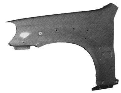 Aile avant gauche avec trou avec trou fixation profil roue pour HYUNDAI TERRACAN de 2001 à 2006, Neuve