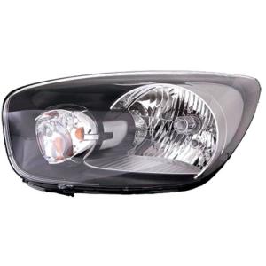 Phare optique h4 gauche avec corps noir pour KIA PICANTO de 2011 à 2015, Neuf