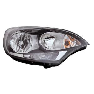 Phare optique h7+h1 droit avec corps noir pour KIA RIO de 2011 à 2015, Neuf