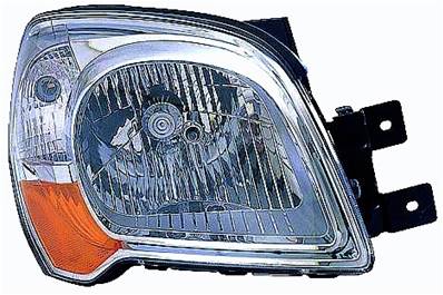 Phare optique h4 droit électrique avec indicateur direction orange modèle 9/08>8/10 pour KIA SPORTAGE de 2004 à 2010, Neuf