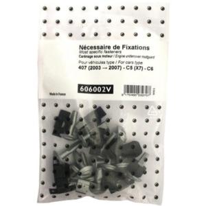 Kit vis et fixation complet POUR ASSEMBLÉE PROTECTION MOTEUR pour CITROEN C5 de 2008 à 2010,