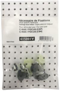Kit vis et fixation complet POUR ASSEMBLÉE PROTECTION MOTEUR pour FORD FOCUS C-MAX de 2003 à 2007,