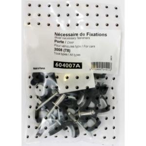 Kit vis et fixation complet POUR ASSEMBLÉE PORTE DROIT GAUCHE pour PEUGEOT 3008 de 2009 à 2013,