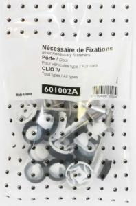 Kit vis et fixation complet POUR ASSEMBLÉE AILE AVANT DROIT GAUCHE pour RENAULT CLIO IV de 2012 à 2016,