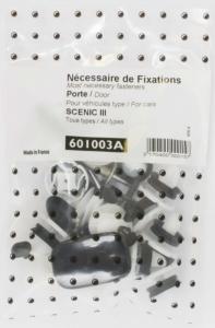 Kit vis et fixation complet POUR ASSEMBLÉE PORTE DROIT GAUCHE pour RENAULT SCENIC de 2009 à 2011,