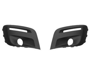 Kit grilles laterales droit gauche avec trou antibrouillard pare-chocs avant pour CITROEN BERLINGO de 2015 à 2018,