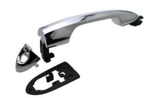 Poignée exterieure avant gauche chromé brillant avec trou barillet pour ALFA ROMEO GIULIETTA de 2010 à 2016,