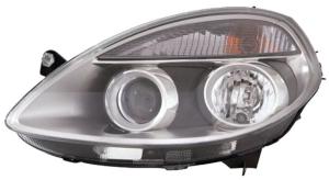 Phare optique gauche h1 lenticulaire modèle 9/11>6/13 pour LANCIA MUSA RY de 2007 à 2013, Neuf