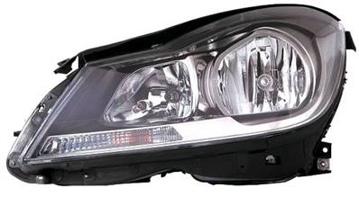 Phare optique h7+h7 gauche avec corps noir adapt.marelli pour MERCEDES (W204) CLASSE C RY de 2011 à 2014, Neuf
