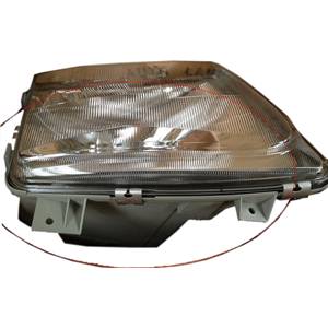 Phare optique h4+h1 droit avec assorbiteur pneumatique modèle viano pour MERCEDES (W638) V VIANO/VITO de 1996 à 2003, Neuf