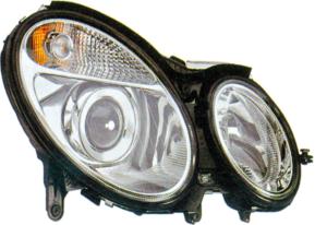 Phare optique h7+h7 droit électrique pour MERCEDES (W211) CLASSE E de 2002 à 2006, Neuf