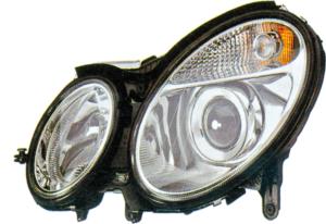 Phare optique h7+h7 gauche électrique pour MERCEDES (W211) CLASSE E de 2002 à 2006, Neuf