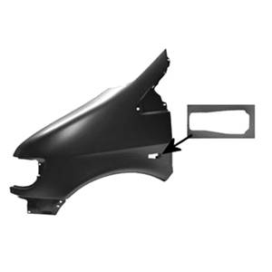 Aile avant gauche avec trou rectangulaire pour MERCEDES (W638) V VIANO/VITO de 1996 à 2003, Neuve