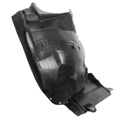 Pare boue avant partie central gauche pour MERCEDES (W203) CLASSE C de 2000 à 2004, Neuf