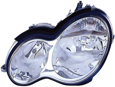 Phare optique h7+h7 gauche pour MERCEDES (W203) CLASSE C de 2004 à 2007, Neuf