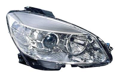 Phare optique h7+h7 droit modèle 4/07>9/07 pour MERCEDES (W204) CLASSE C de 2007 à 2011, Neuf