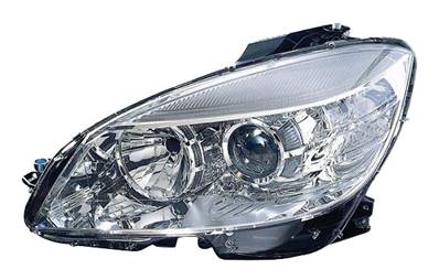 Phare optique h7+h7 gauche modèle 4/07>9/07 pour MERCEDES (W204) CLASSE C de 2007 à 2011, Neuf