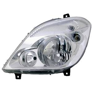 Phare optique h7+h7+h7 gauche avec trou antibrouillard pour MERCEDES (W906) SPRINTER de 2006 à 2013, Neuf