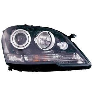 Phare optique h7+h7 droit avec corps noir pour MERCEDES (W164) CLASSE ML RY de 2008 à 2011, Neuf