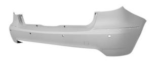 Pare-chocs arrière avec trous radars stationnement avec trou moulure à peindre modèle avantgarde pour MERCEDES (W169) CLASSE A RY de 2008 à 2012, Neuf