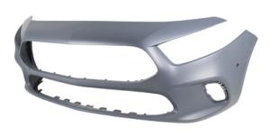 Pare-chocs avant avec primer-con bouchon crochet avec trous park assist et park assistance+supports-avec traces caméra pour MERCEDES (W177) CLASSE A depuis 2018, Neuf