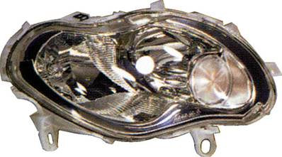 Phare optique h7+h1 droit modèle cabrio 3/00>1/07 pour SMART FORTWO de 1998 à 2002, Neuf