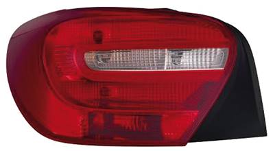 Feu arrière gauche rouge incolore pour MERCEDES (W176) CLASSE A de 2012 à 2015, Neuf