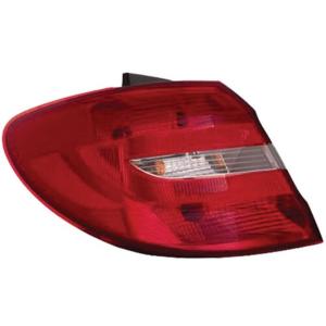 Feu arrière gauche extérieur rouge incolore pour MERCEDES (T246) CLASSE B de 2011 à 2014, Neuf