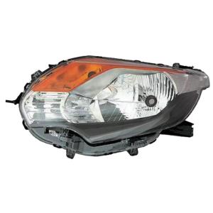 Phare optique gauche h4 manuel-noir pour MITSUBISHI L 200 depuis 2015, Neuf