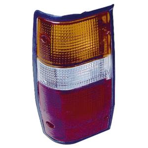 Feu arrière gauche avec profil noir orange rouge incolore pour MITSUBISHI L 200 de 1987 à 1993, Neuf