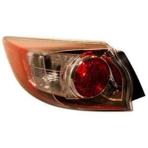 Feu arrière gauche extérieur modèle 4 porte pour MAZDA 3 de 2009 à 2013, Neuf