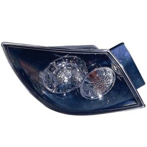 Feu arrière gauche extérieur transparent à led modèle 3/5 porte pour MAZDA 3 de 2003 à 2009, Neuf