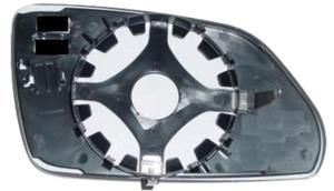 Verre miroir gauche asphérique avec support pour SKODA OCTAVIA de 2004 à 2009, Neuf