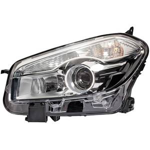 Phare optique h7+h7 gauche pour NISSAN QASHQAI RY de 2010 à 2013, Neuf