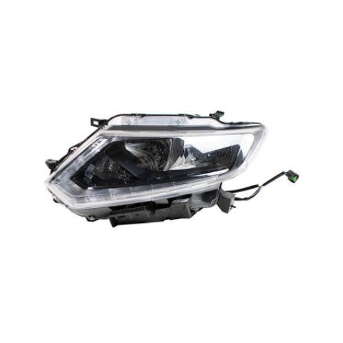 Phare optique h9+h11 droit à led avec corps noir pour NISSAN X-TRAIL de 2014 à 2017, Neuf