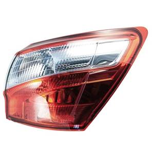 Feu arrière droit extérieur rouge et blanc modèle 5 places pour NISSAN QASHQAI RY de 2010 à 2013, Neuf