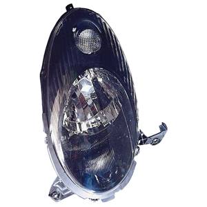 Phare optique h4 gauche avec corps noir pour NISSAN MICRA de 2003 à 2005, Neuf