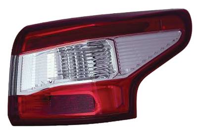 Feu arrière droit extérieur rouge incolore à led pour NISSAN QASHQAI de 2014 à 2017, Neuf