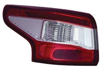 Feu arrière gauche extérieur rouge incolore à led pour NISSAN QASHQAI de 2014 à 2017, Neuf
