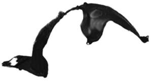 Pare boue avant droit pour NISSAN NOTE de 2006 à 2013, Neuf