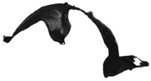 Pare boue avant gauche pour NISSAN NOTE de 2006 à 2013, Neuf