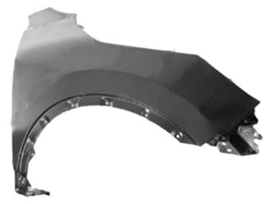 Aile avant droite pour NISSAN QASHQAI de 2014 à 2017, Neuve