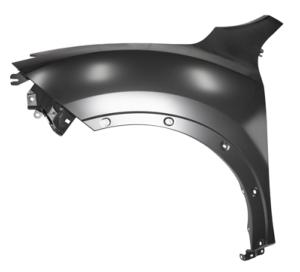 Aile avant gauche avec trous aile pour NISSAN JUKE depuis 2015, Neuve