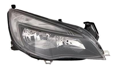 Phare optique h7+h7 droit avec corps noir pour OPEL ASTRA J de 2012 à 2016, Neuf