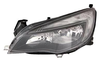 Phare optique h7+h7 gauche avec corps noir pour OPEL ASTRA J de 2012 à 2016, Neuf