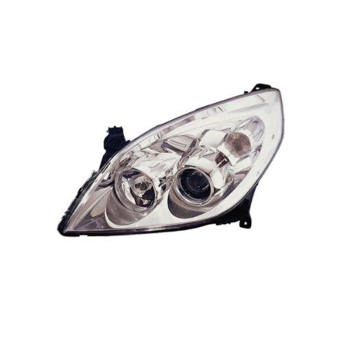 Phare optique gauche h1+h7 avec corps chromée pour OPEL VECTRA D de 2005 à 2008, Neuf