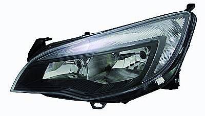 Phare optique h7+h7 électrique gauche avec corps noir avec feu diurne pour OPEL ASTRA J de 2010 à 2012, Neuf