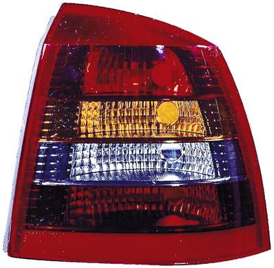 Feu arrière droit rouge fumé modèle 3/5 porte 3/01>3/04 pour OPEL ASTRA G de 1998 à 2004, Neuf