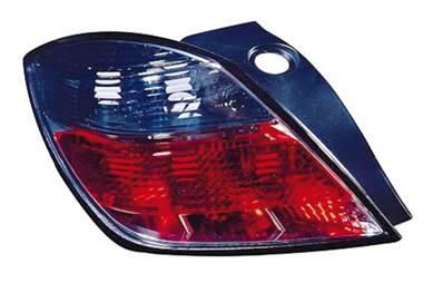 Feu arrière gauche avec corps noir modèle 3 porte pour OPEL ASTRA H de 2007 à 2009, Neuf
