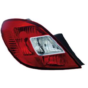 Feu arrière gauche rouge incolore modèle 5 porte pour OPEL CORSA D de 2006 à 2011, Neuf